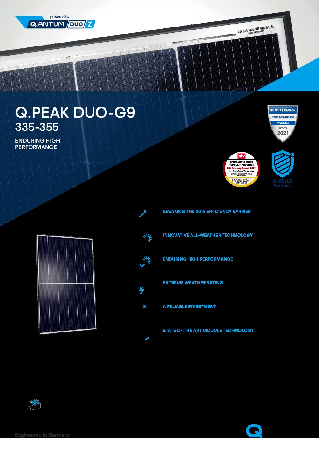 Q.PEAK DUO-G9 335-355W - Image 3